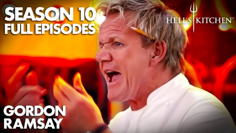 Hot-Headed Chef ANGERS Gordon! | Hell's Kitchen | Season 10 -...