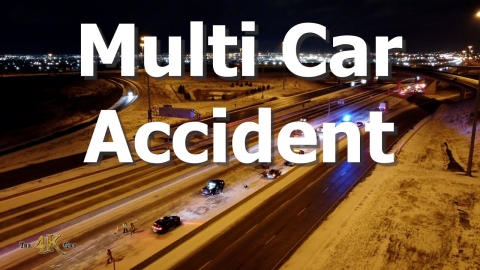 Mississauga: Multi car MVC in Highway 401 & 410...