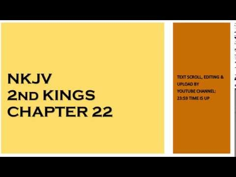2nd Kings 22 - NKJV - (Audio Bible & Text)