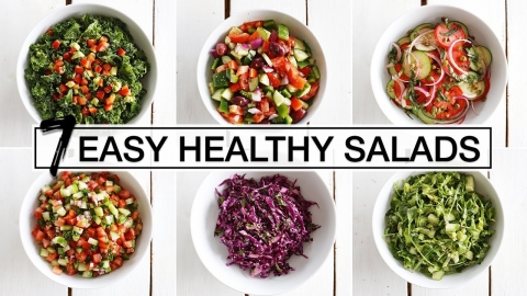 7 EASY + HEALTHY SALADS FOR EVERY DAY OF THE WEEK | Fablunch