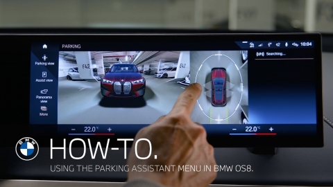 Using The Parking Assistance Menu in BMW Operating System 8 | BMW...