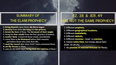 Are Ezekiel 38 and Jeremiah 49 The Same Prophecies? Has Jeremiah 49...