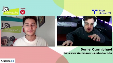 JE m'oriente en live - Entrepreneur et développeur logiciel en jeux...