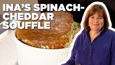 Master the Perfect Spinach-Cheddar Souffle with Ina Garten
