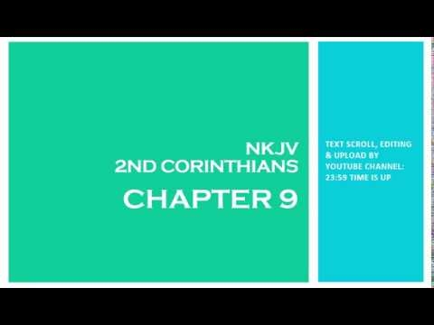 2nd Corinthians 9 - NKJV (Audio Bible & Text)