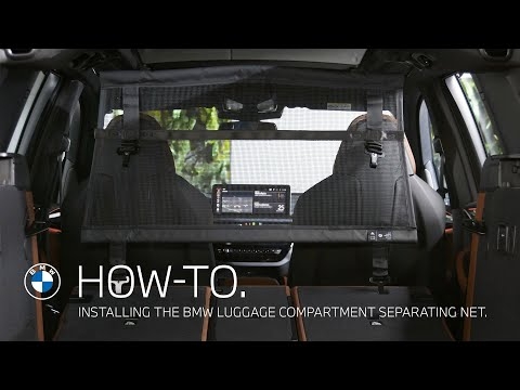 How-To.  Installing the BMW Luggage Compartment Separating Net.