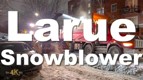 NDG: Loud & heavy convoy of snow removal machinery Jan '26