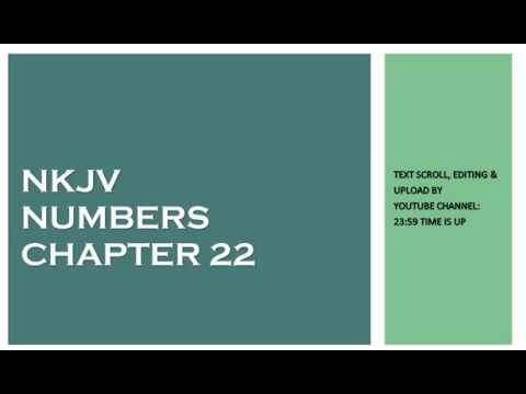 Numbers 22 - NKJV - (Audio Bible & Text)