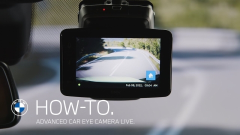 How-To. Using the BMW Advanced Car Eye 3.0 Camera.