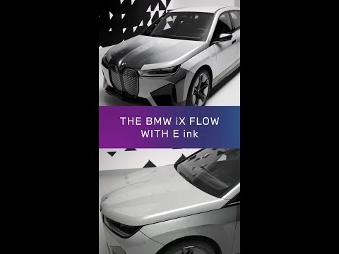 Using the power of your 🧠 to control 🎨?! The BMW iX Flow with E ink. #shorts #BMW