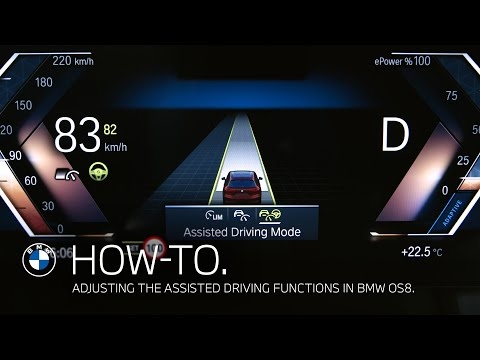 Assisted Driving Modes in BMW Operating System 8 | BMW How-To