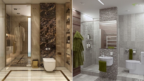 Top 100 Small bathroom design ideas - modern bathroom floor tiles - wall tiles 2020