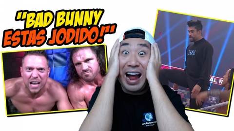 Luchadores de la WWE 'enfadados' con Bad Bunny 😨😂