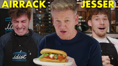 Gordon Ramsay Invited Airrack & Jesser to his Kitchen... It Was A Disaster