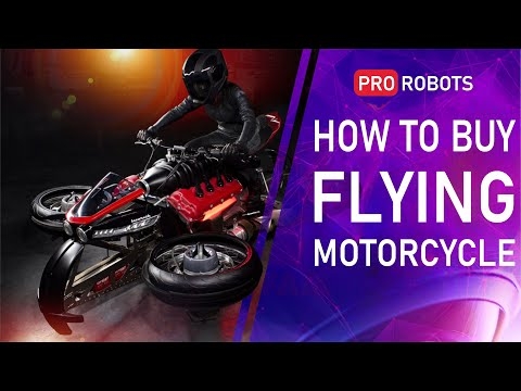 New Flying Motorcycle Available To Buy | Helmet...