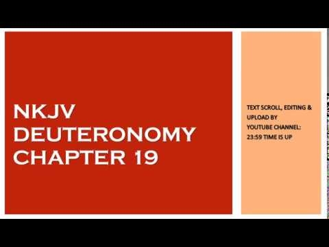 Deuteronomy 19 - NKJV - (Audio Bible & Text)