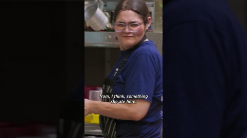 A customer's puking from their food! 🤢 Watch new...