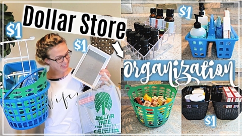 DOLLAR STORE ORGANIZATION IDEAS | ORGANIZING ON A BUDGET