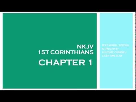 1st Corinthians 1 - NKJV (Audio Bible & Text)
