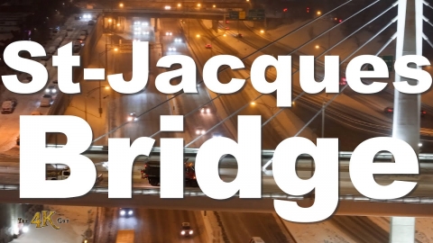 Canada: Industrial grader plowing over freeway infrastructure Dec '25