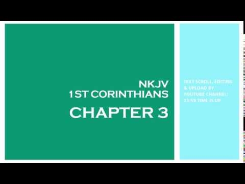 1st Corinthians 3 - NKJV (Audio Bible & Text)