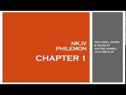 Philemon 1 - NKJV - (Audio Bible & Text)