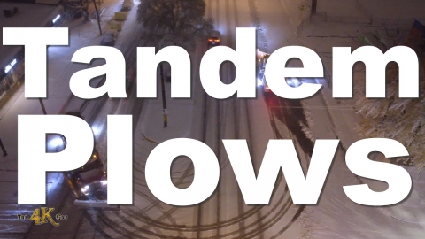 South Shore: Dual straight blade municipal snowplows spot Nov '25