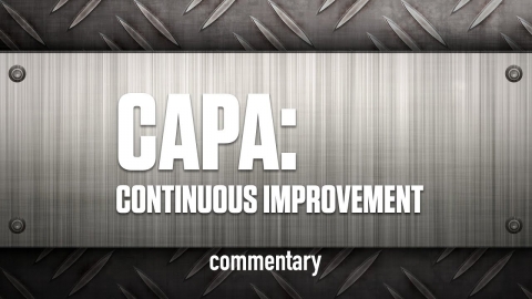 CAPA: Continuous Improvement