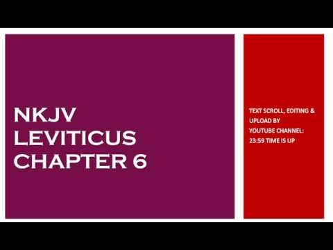 Leviticus 6 - NKJV - (Audio Bible & Text)