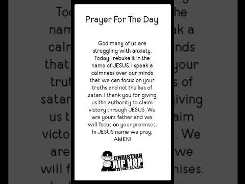 Pray For Anxiety 🙏 (Daily Prayer) (April 20, 2022) #prayer...