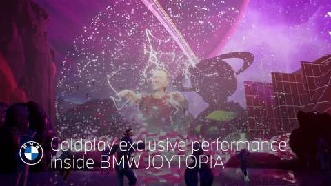 Coldplay exclusive performance inside BMW JOYTOPIA
