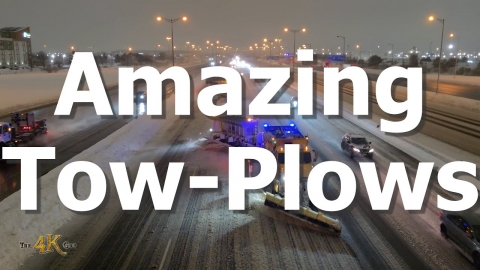 Ontario: Clearing Highway 401 during continued snowfall 2-16-2025