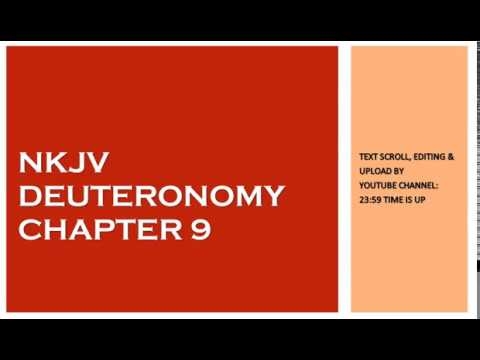 Deuteronomy 9 - NKJV - (Audio Bible & Text)