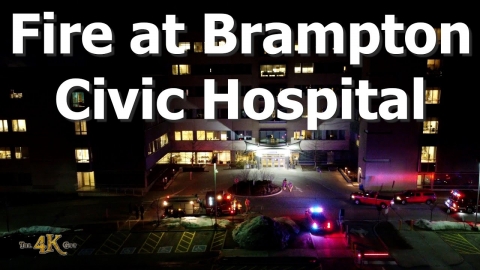 Brampton: Fire at hospital has big firetruck...