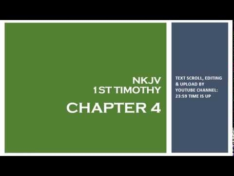 1st Timothy 4 - NKJV - (Audio Bible & Text)
