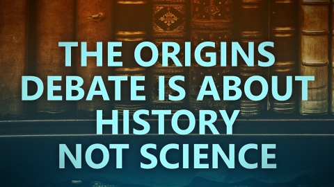 The origins debate is about history not science