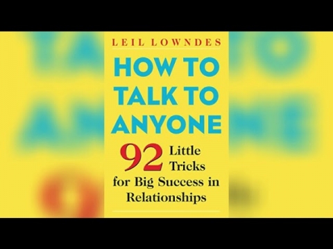 How to Talk to Anyone 92 Little Tricks for Big...