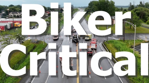 Rougemont: Elder severely hurt in motorbike vs car traffic accident...