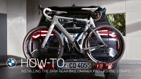 How-To. Installing the BMW Rear Bike Carrier Pro Lashing Straps.