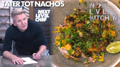 Gordon Ramsay Challenges Richard Blais: Gourmet Tater Tot Nachos