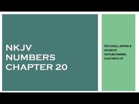 Numbers 20 - NKJV - (Audio Bible & Text)