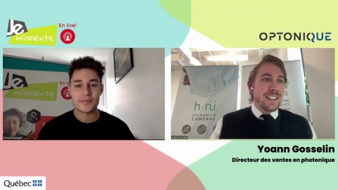 JE m'oriente en live - Directeur des ventes en photonique