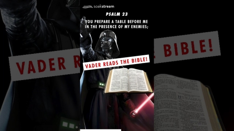 Darth Vader got saved and reads the Bible! 🙌🏼😱🤯💥😝