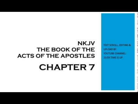 Acts 7 - NKJV (Audio Bible & Text)