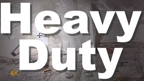 Québec: Fascinating machinery blows snow the heck outta there Dec '25