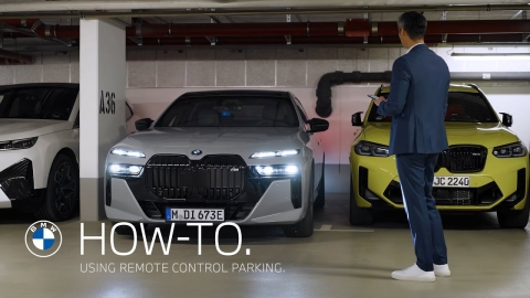 How to Park your BMW by Remote Control.