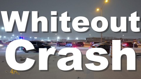 St-Laurent: Highway crash in blizzard multiple cars wrecked 1-26-2026