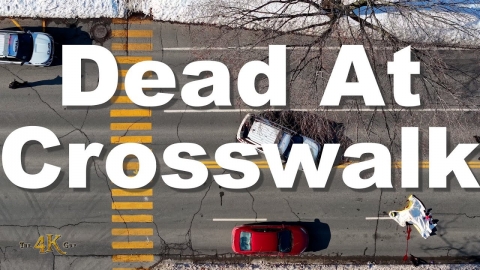 Boucherville: Shocking aerial view of DOA pedestrian struck 11-18-2025