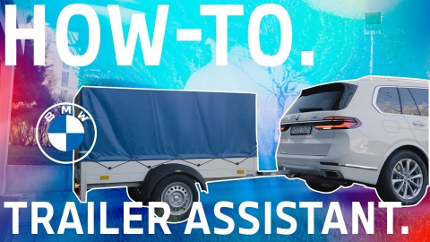 How-To Use the BMW Trailer Assistant.