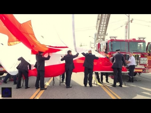 Canada: Raw footage of grand tribute paid by comrades to murdered cop...